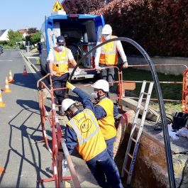 Image - Travaux de renouvellement de la conduite gaz à St Louis