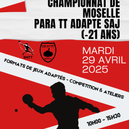 Ping pong pré-sélection championnat de France
