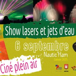 Ciné plein air et show laser